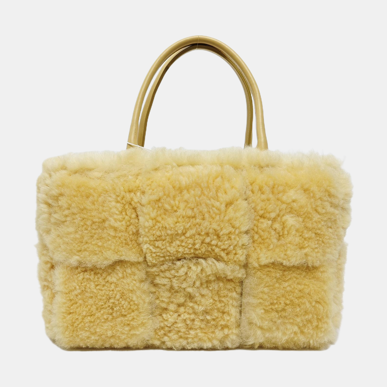 Authenticated pre-owned  Arco Sheepskin Yellow - Tote Bag at Looply