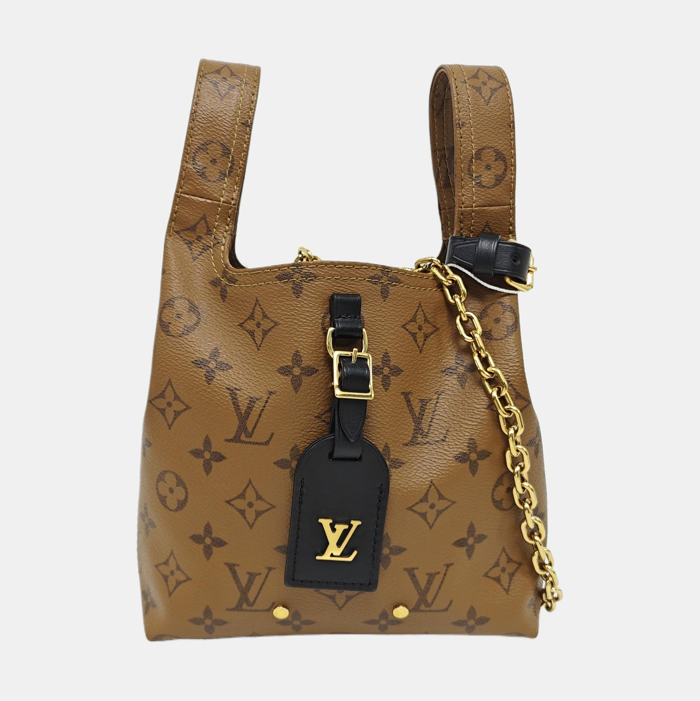 ATLANTIS PM Monogram Coated Canvas Brown