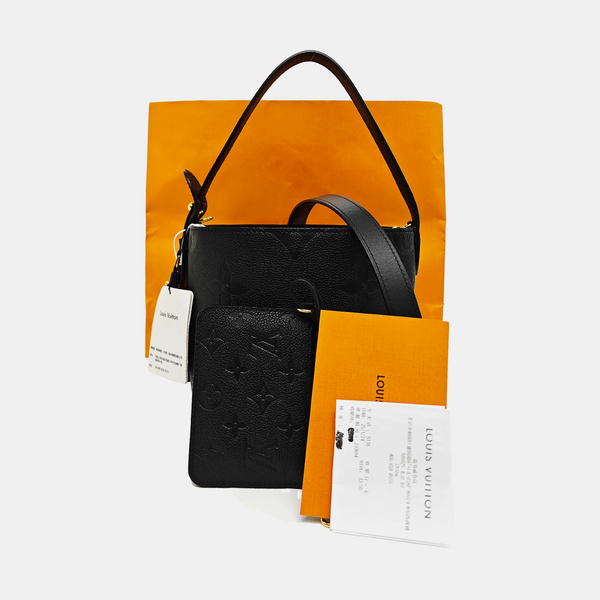 ALL IN BB Monogram Calfskin Black