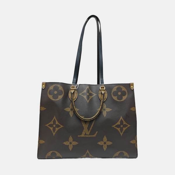 ONTHEGO GM Monogram Coated Canvas Brown