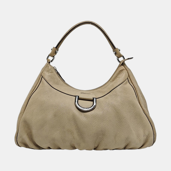 D Gold Monogram Calfskin Beige