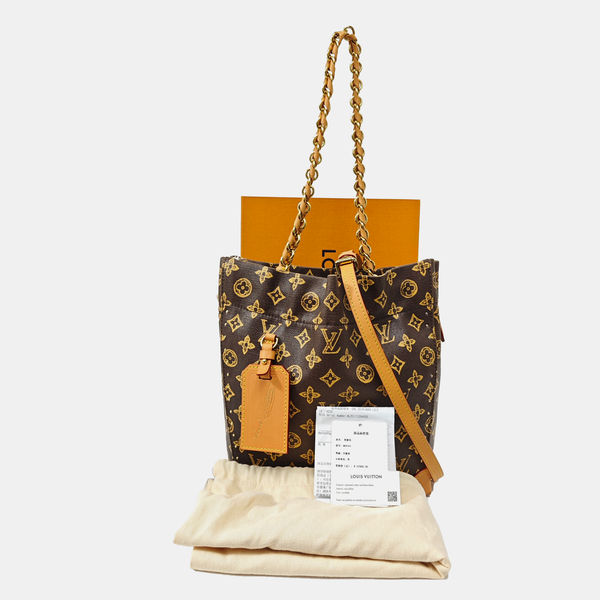 NOÉ TRUNK Monogram Coated Canvas Brown