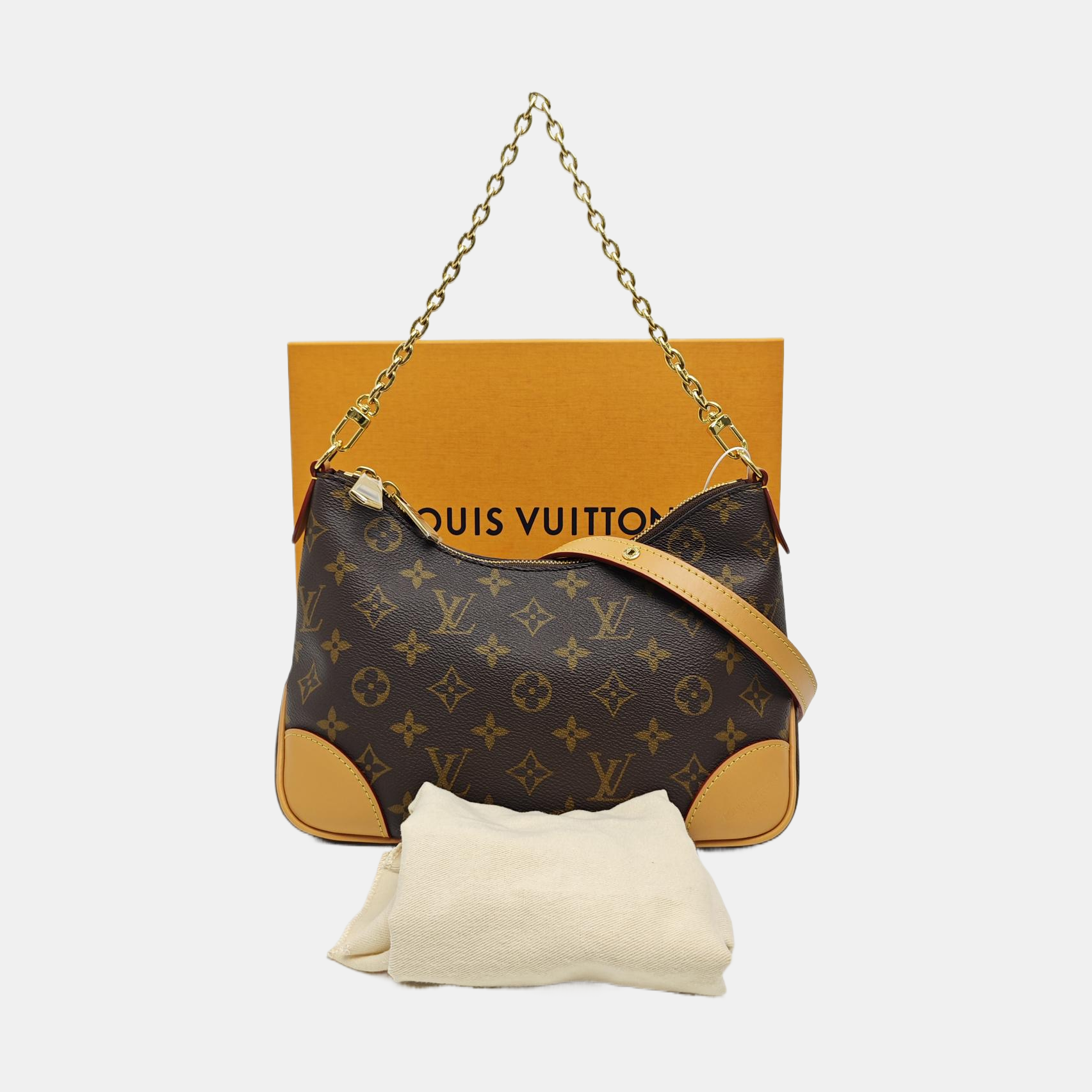 BOULOGNE Monogram Coated Canvas Brown