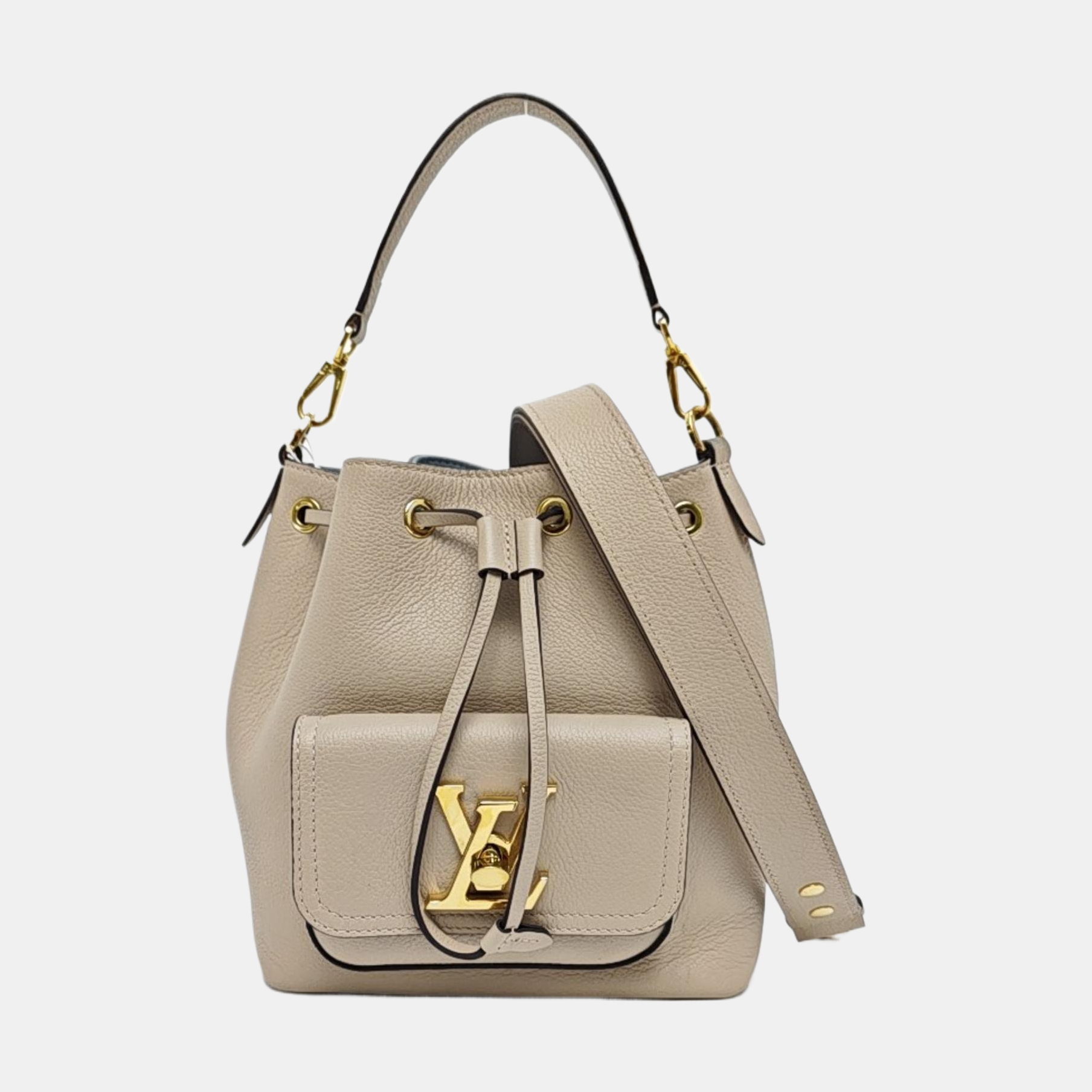 LOCKME BB Calfskin Gray