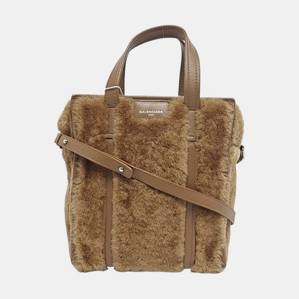 Authenticated pre-owned  Bazar Fur Brown - Tote Bag at Looply