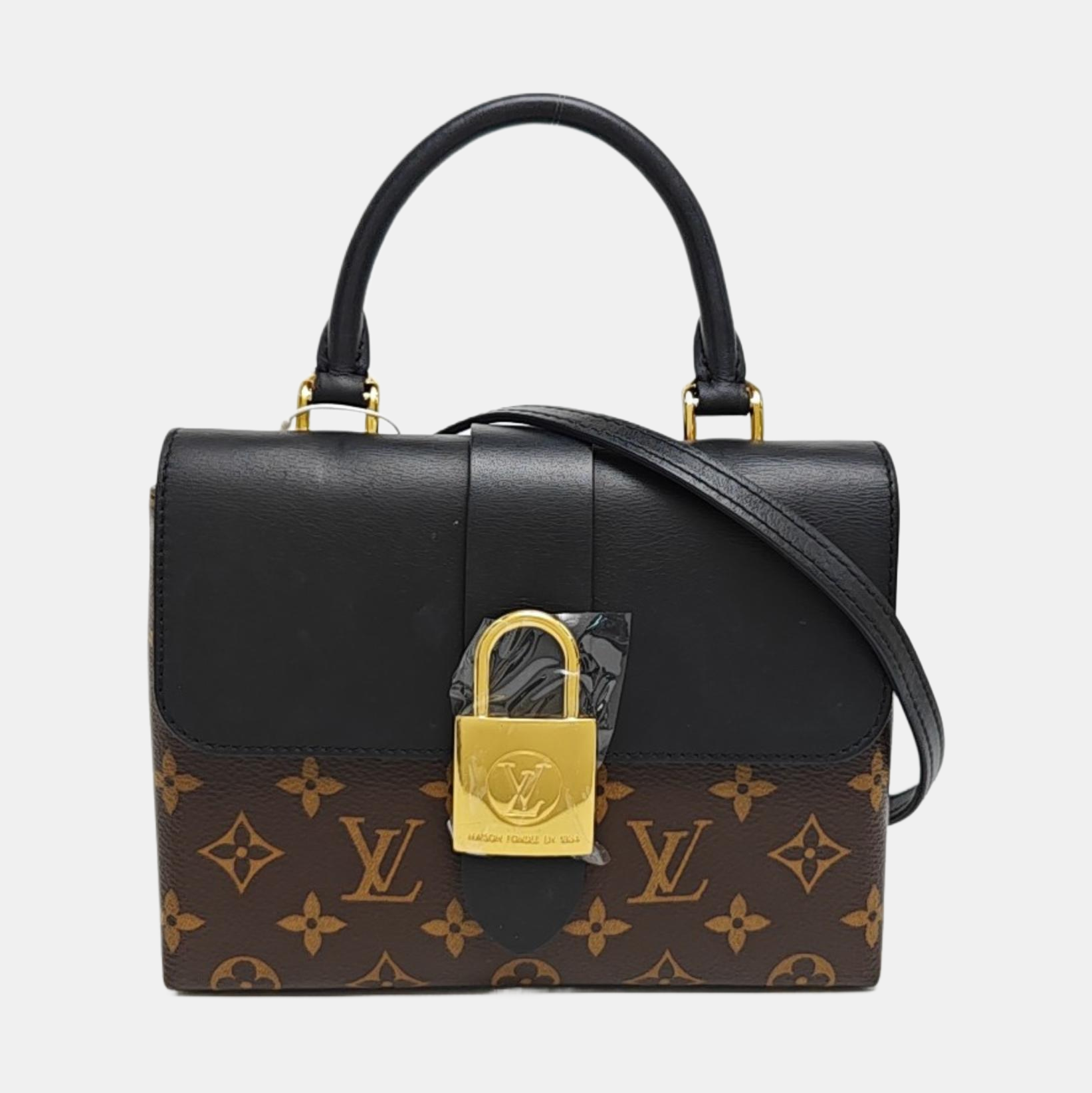 LOCKY BB Monogram Coated Canvas Brown