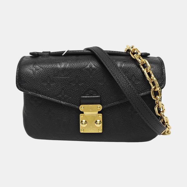 MÉTIS EAST WEST Monogram Calfskin Black