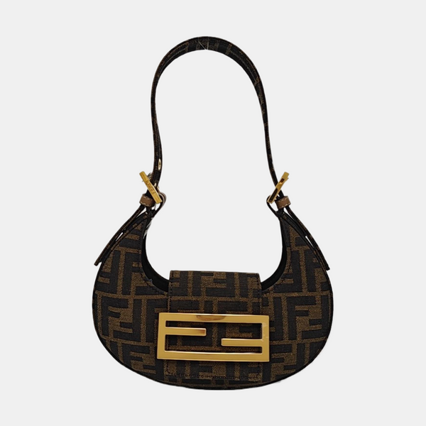 Cookie Mini Monogram Canvas Brown