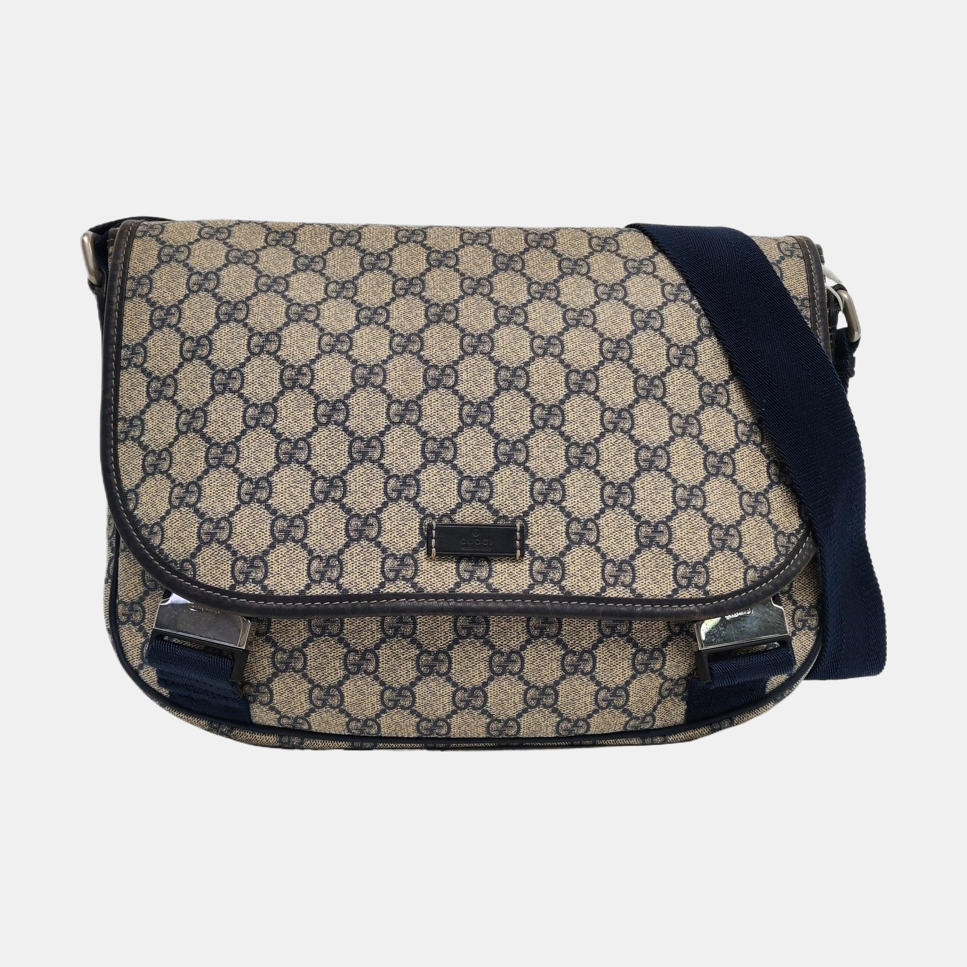 GG Supreme Monogram Coated Canvas Beige
