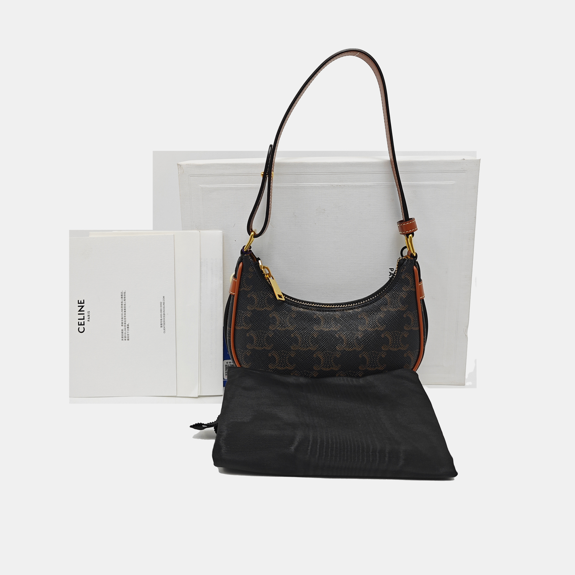 AVA Mini Coated Canvas Brown