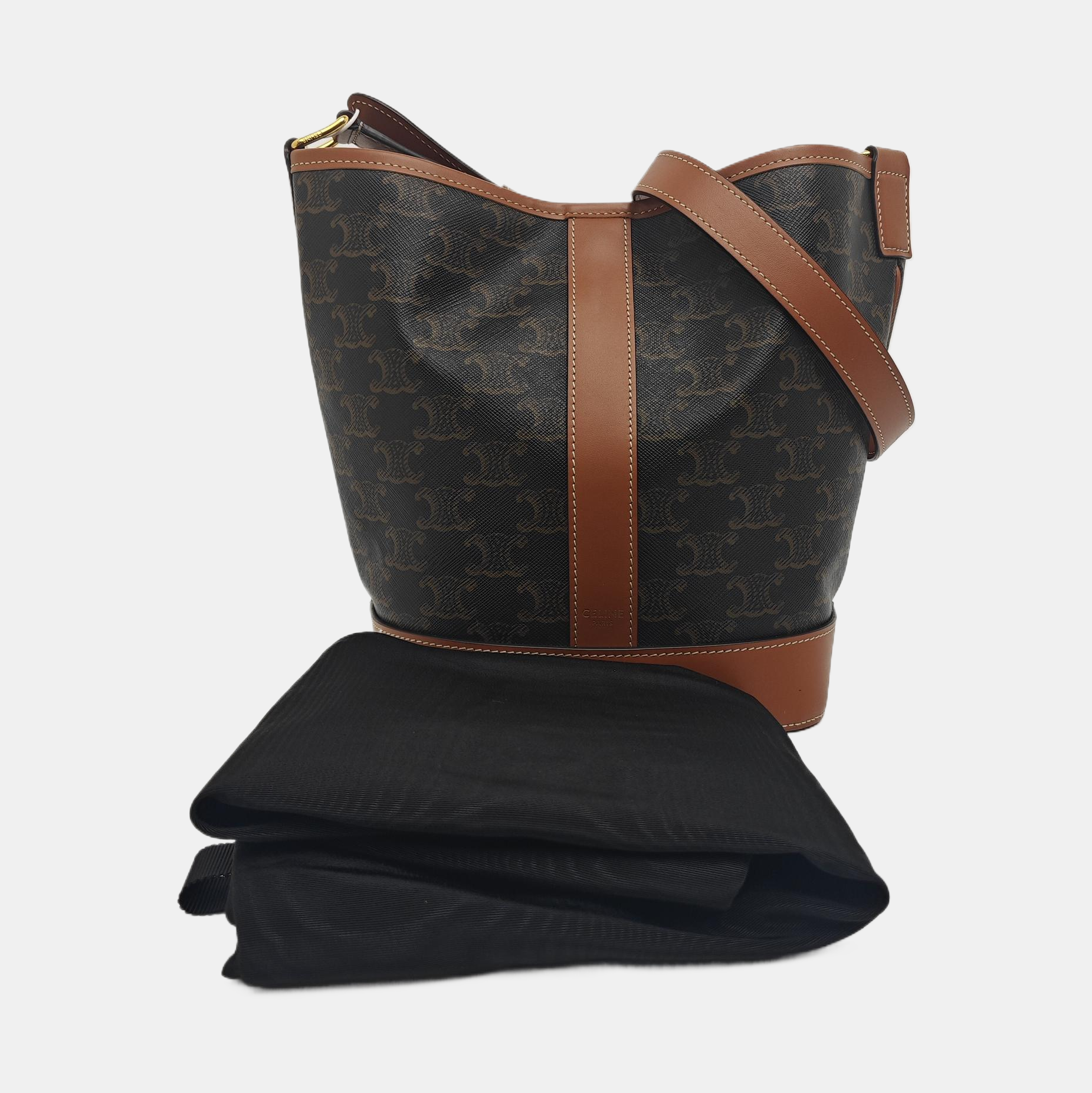 TRIOMPHE CANVAS Medium Coated Canvas Black