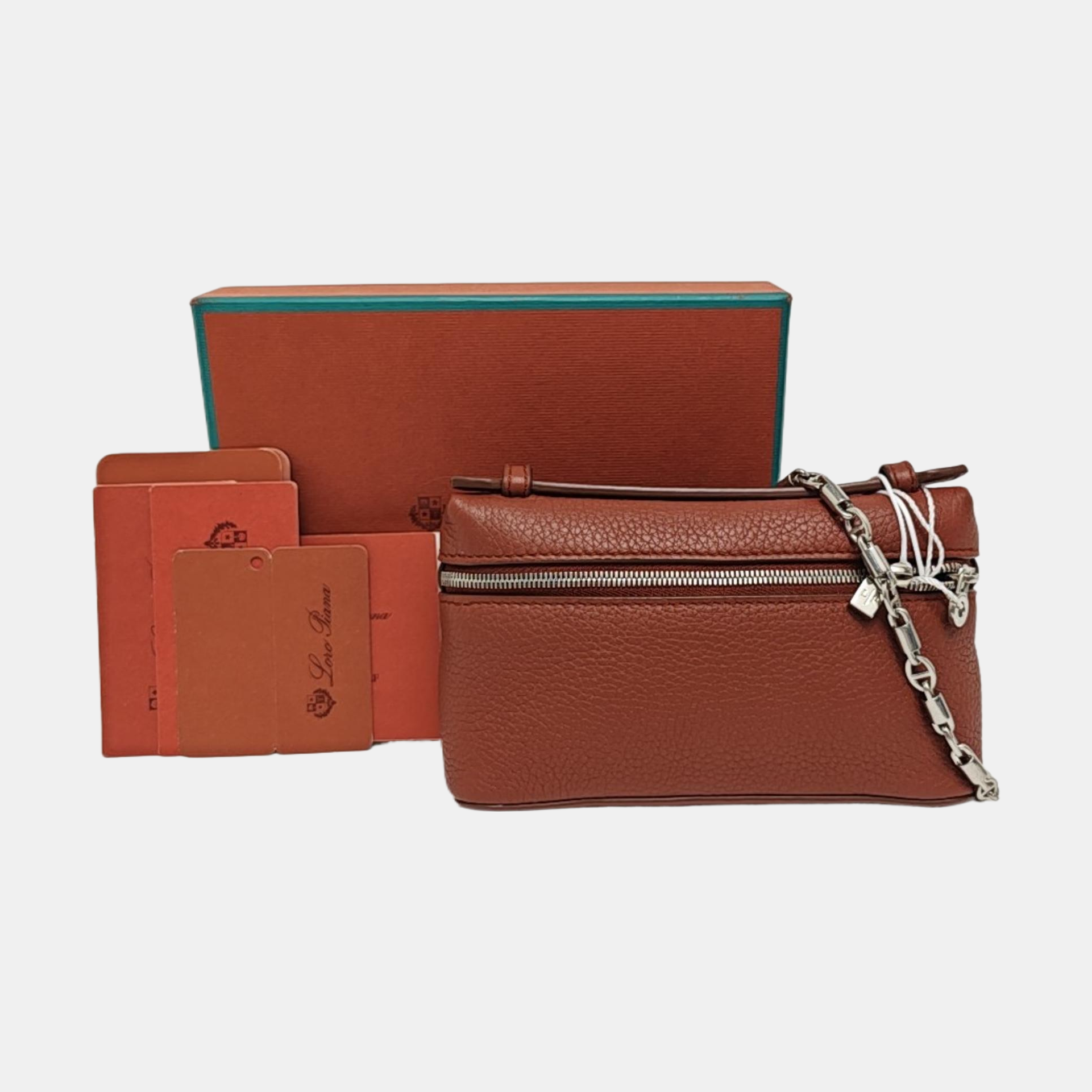 Extra Pocket Mini Leather Red