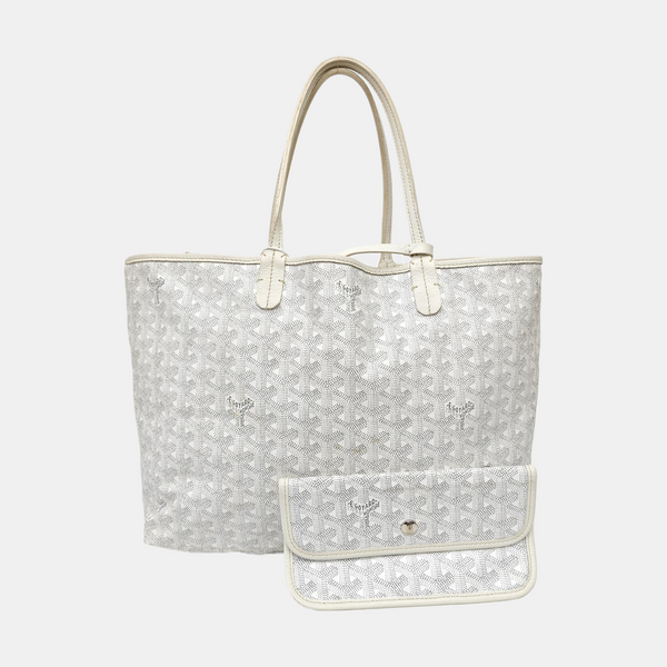Saint Louis PM Coated Canvas White