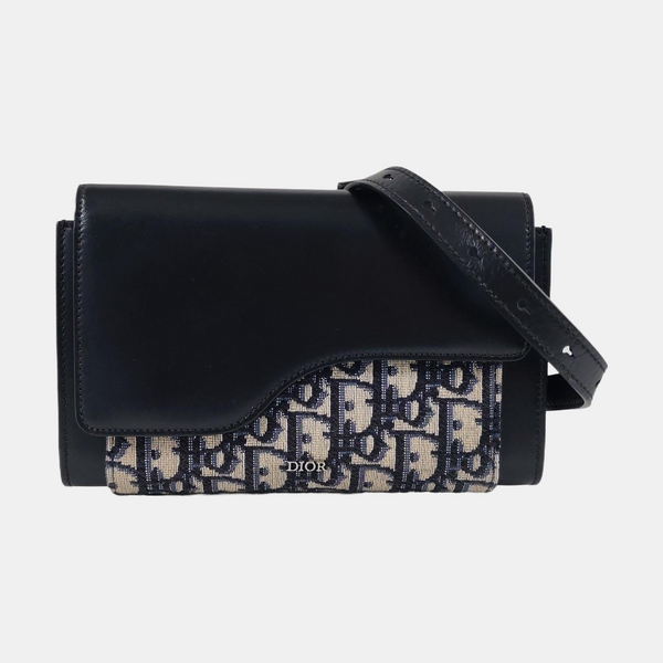 Oblique Calfskin Black