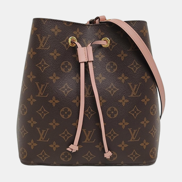 NÉONOÉ MM Monogram Coated Canvas Brown