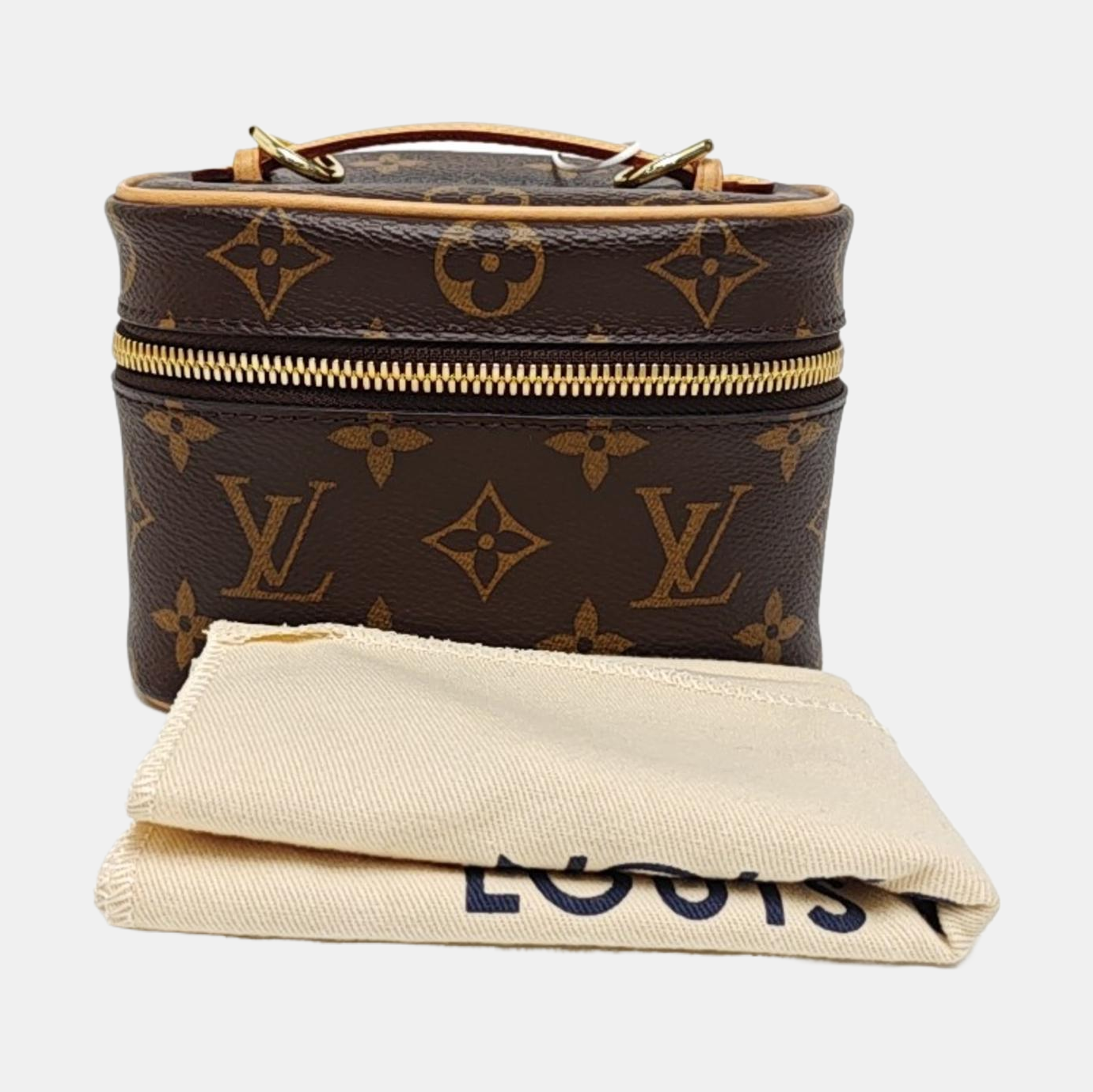 NICE Super Mini Monogram Coated Canvas Brown