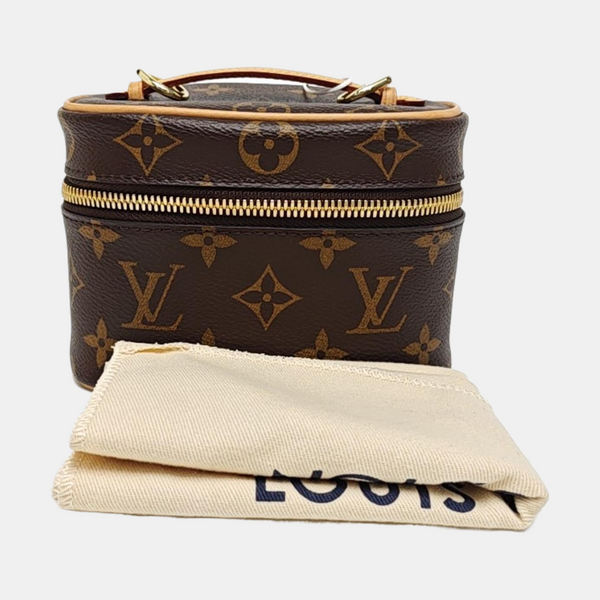 NICE Super Mini Monogram Coated Canvas Brown