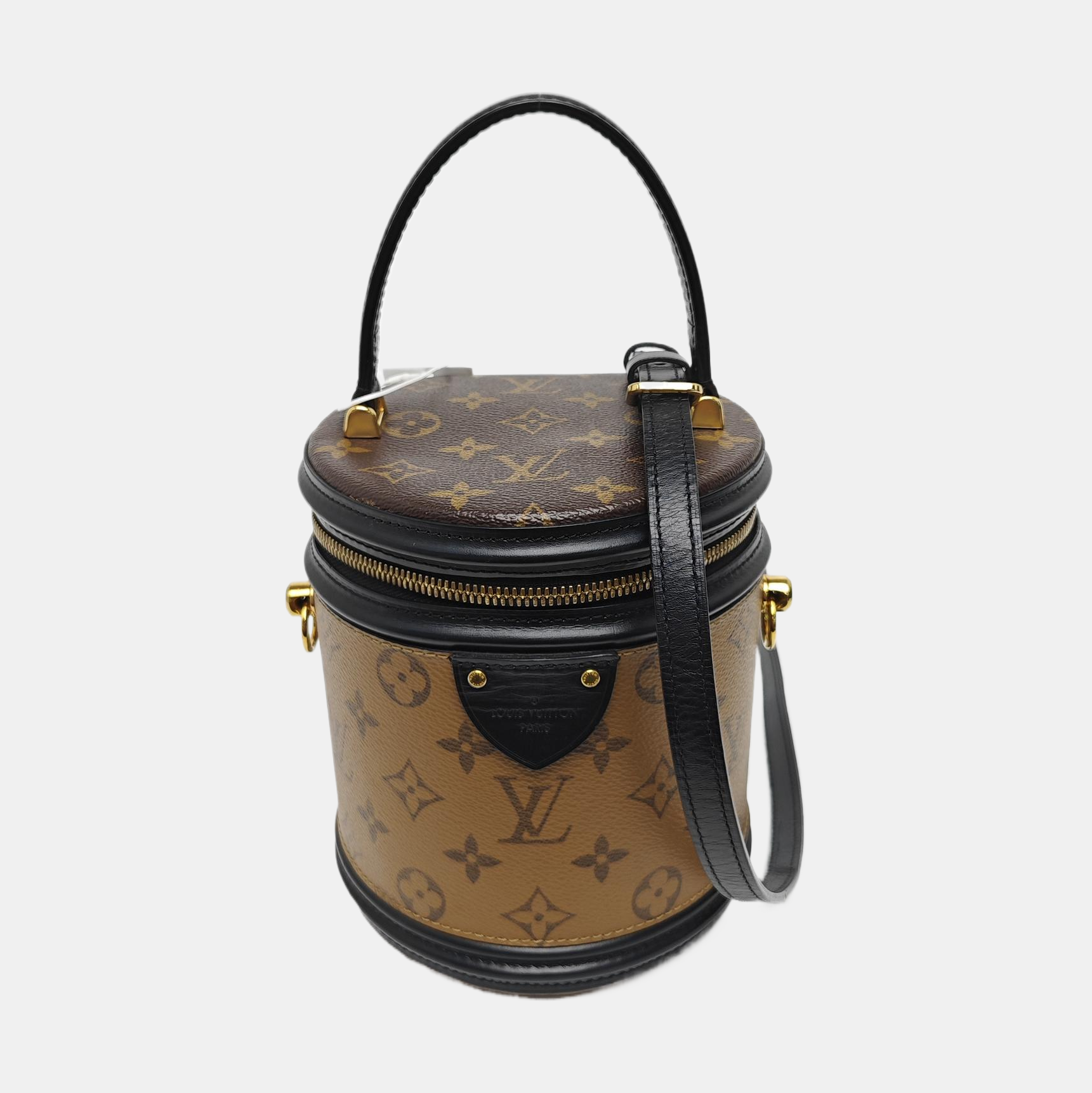 CANNES PM Monogram Coated Canvas Brown