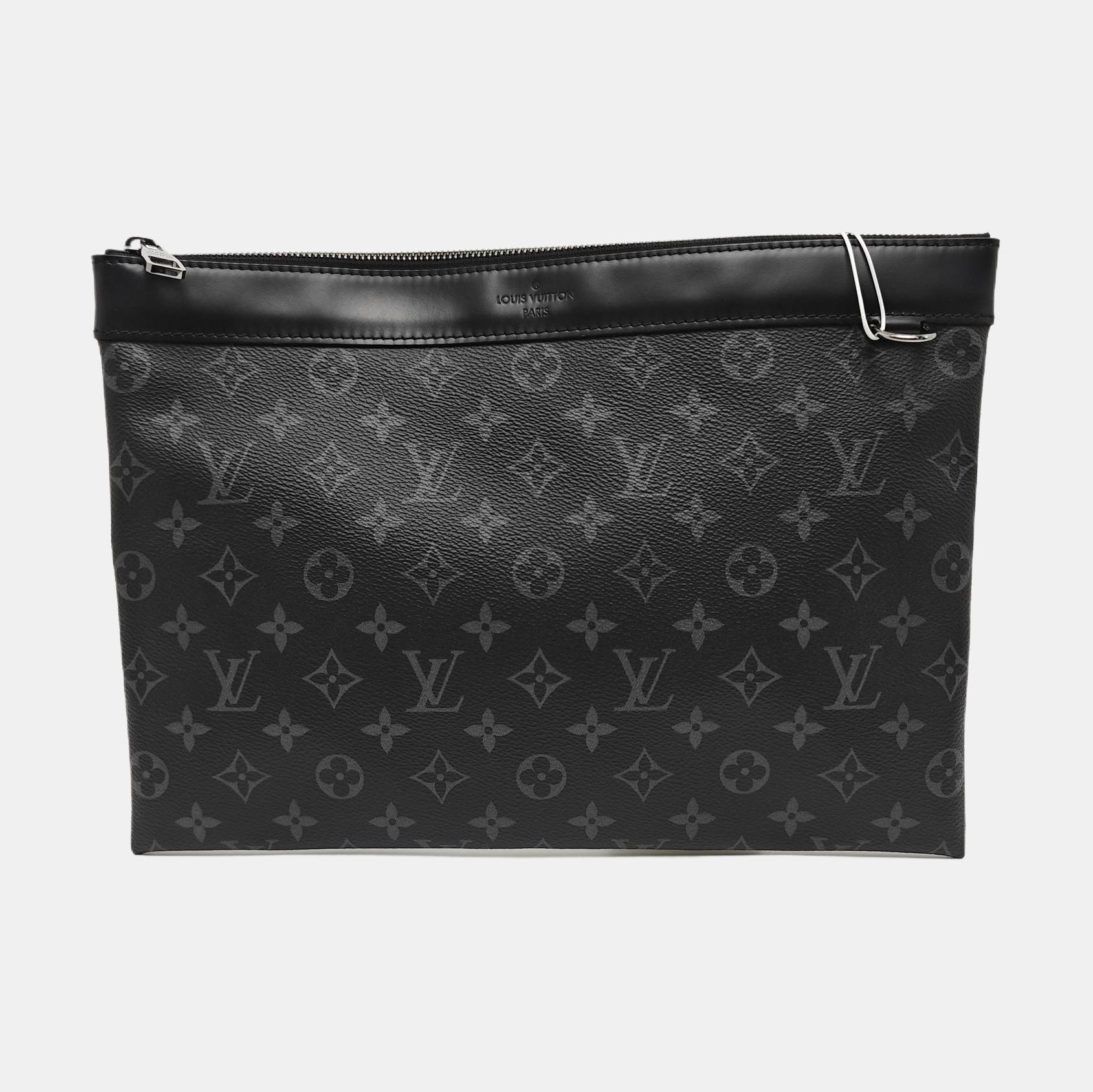 DISCOVERY Monogram Coated Canvas Black