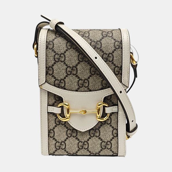Horsebit 1955 Mini Coated Canvas Beige