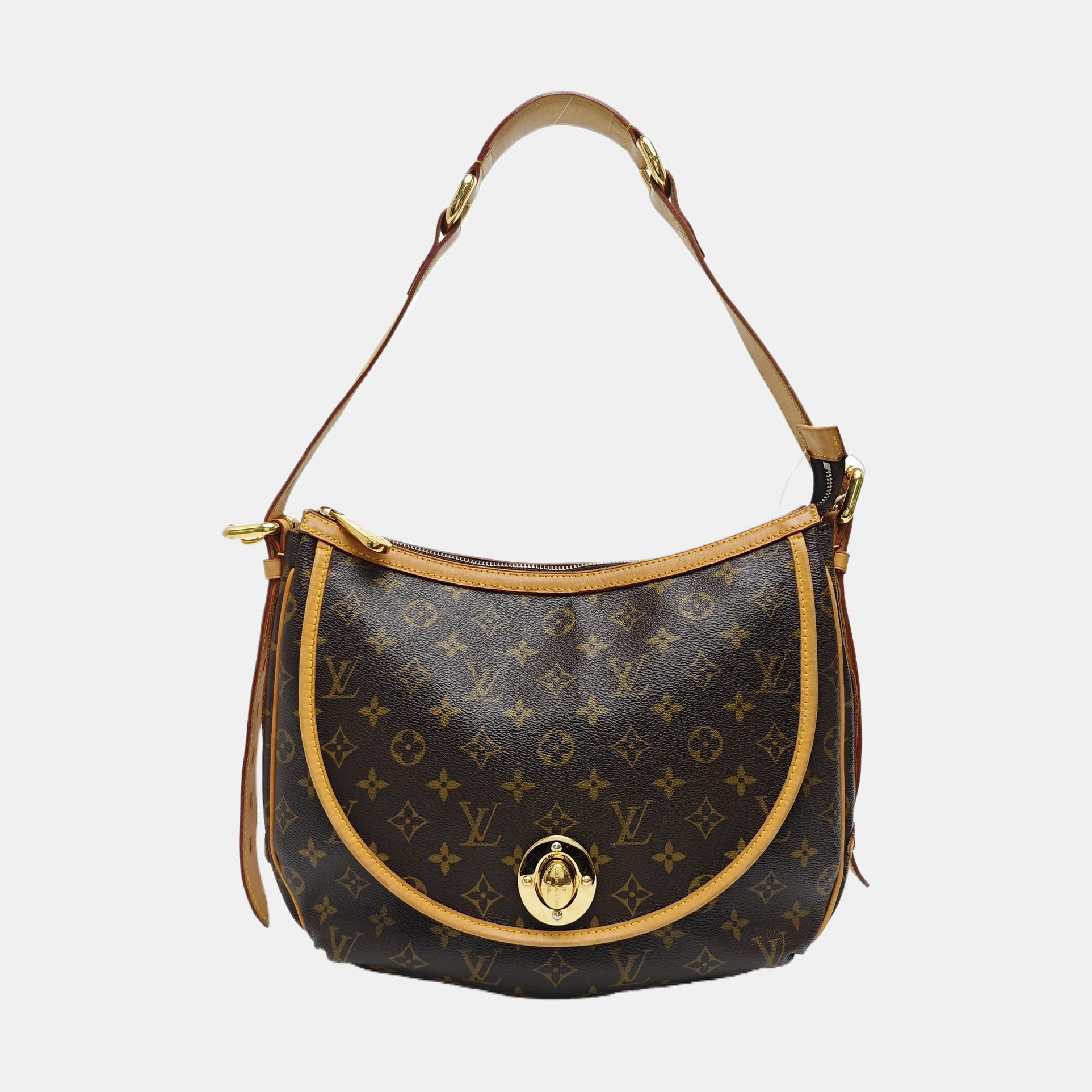 TULUM GM Monogram Coated Canvas Brown