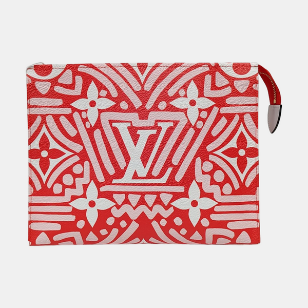TOILET POCKET 26 Coated Canvas Red