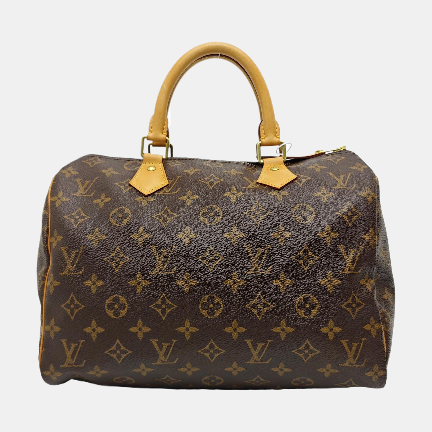 SPEEDY 30 Monogram Coated Canvas Brown