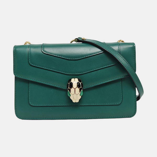 SERPENTI FOREVER Small Calfskin Green