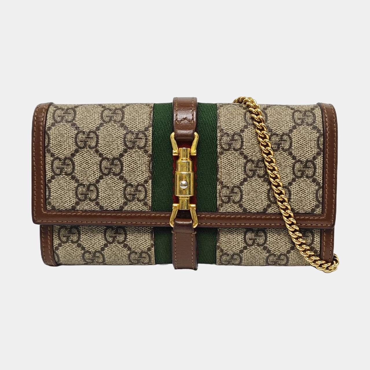 Jackie 1961 Mini Monogram Coated Canvas Beige