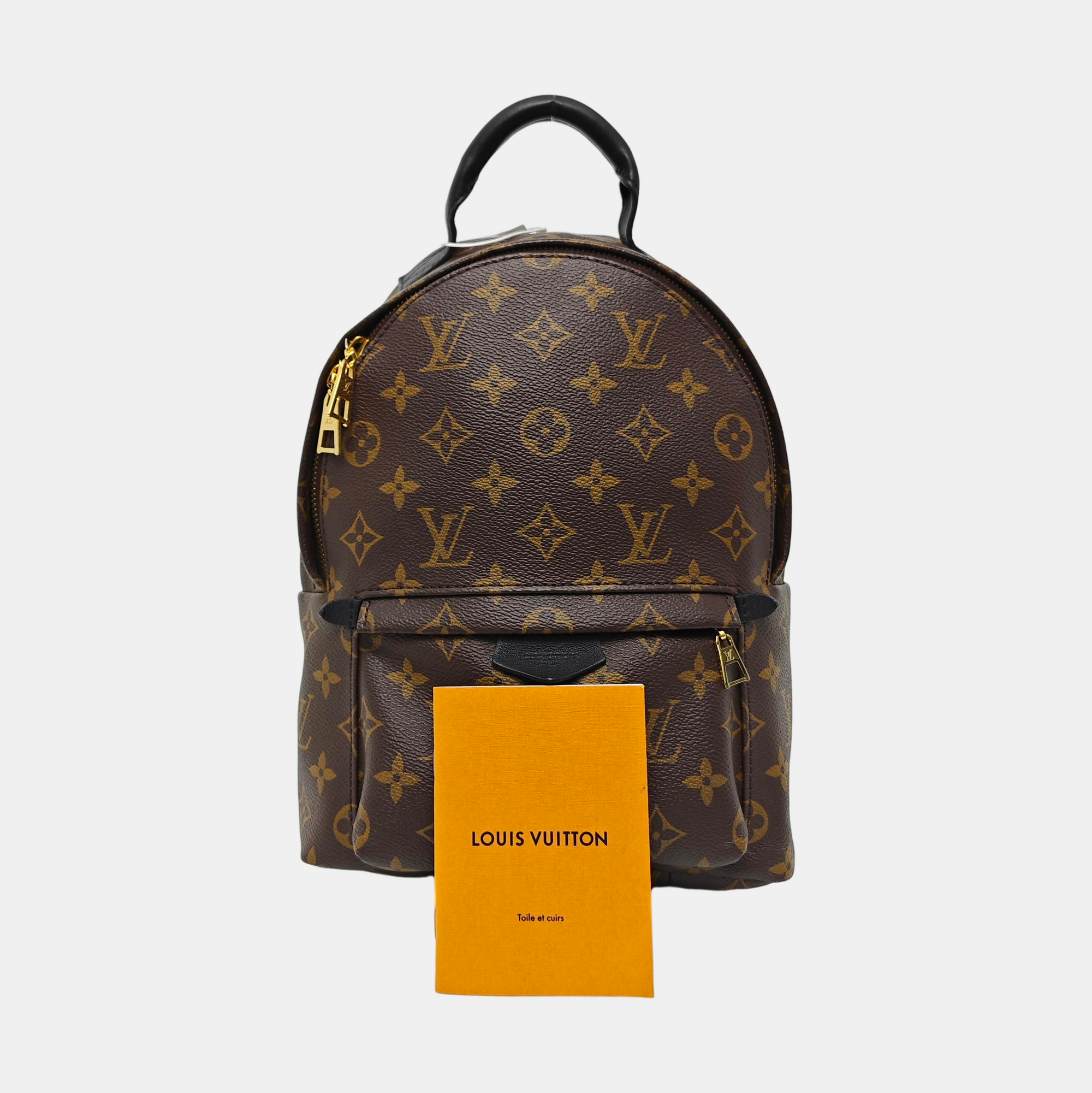 PALM SPRINGS PM Monogram Coated Canvas Brown