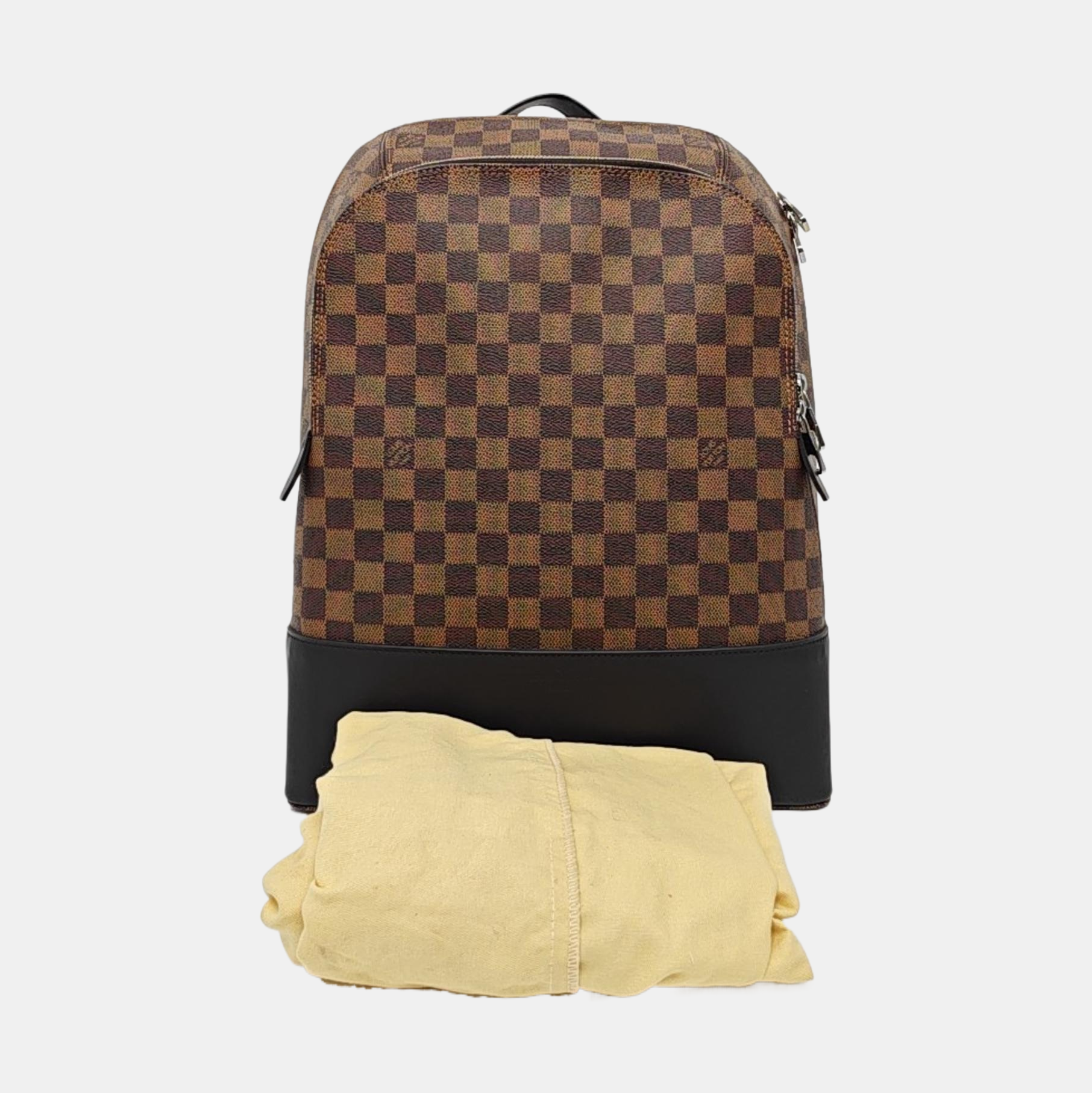 JAKE Damier Ebene Coated Canvas Brown