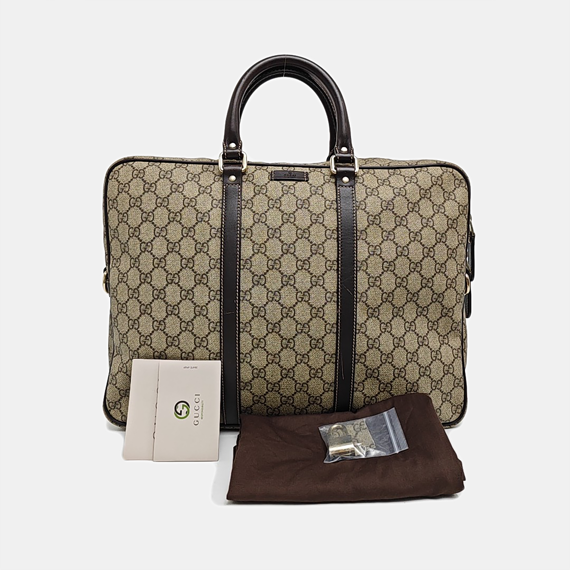 Duffle Monogram Coated Canvas Beige