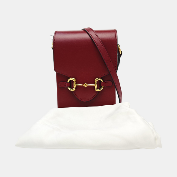 Horsebit 1955 Mini Calfskin Red
