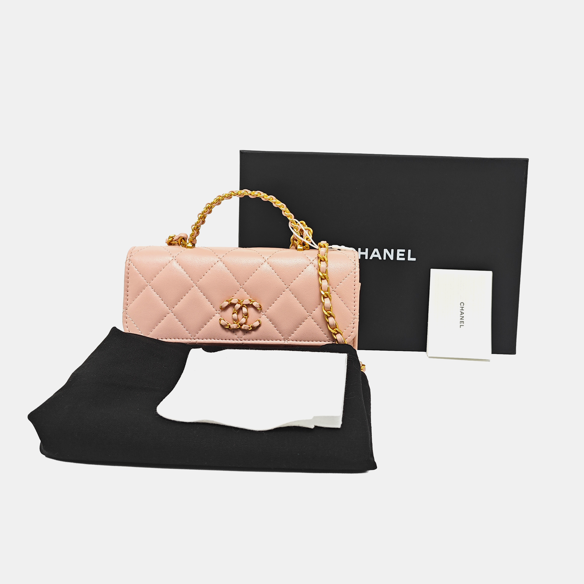 WOC Quilted Lambskin Pink