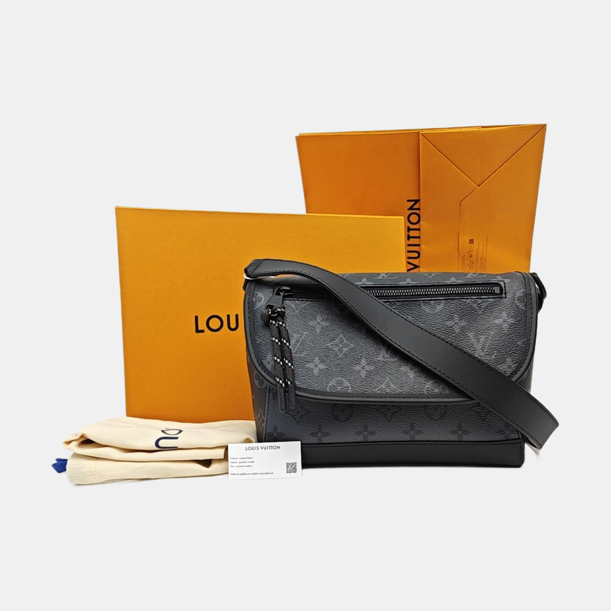 PULSE Monogram Coated Canvas Black
