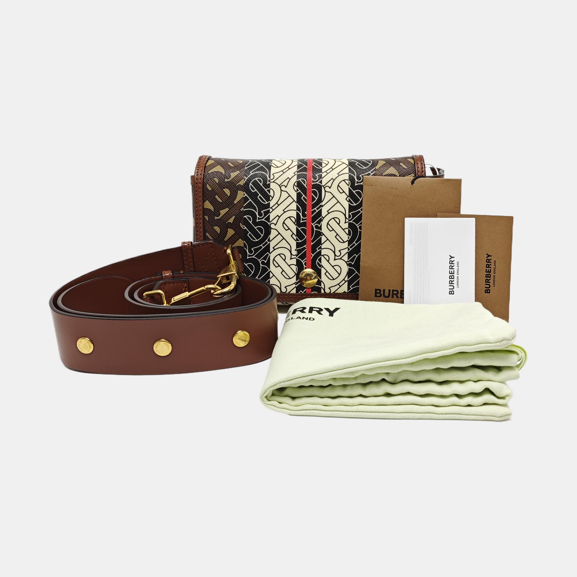 Crossbody Bag Coated Canvas Multicolor