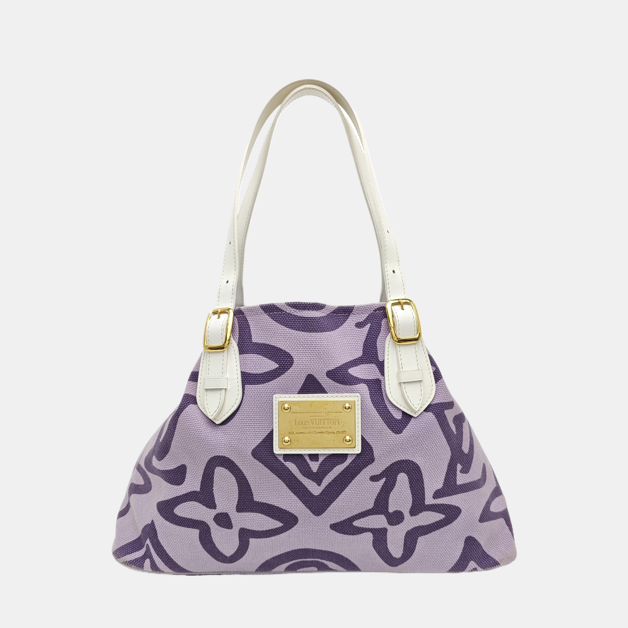TAHITIENNE CABAS MM Monogram Canvas Purple