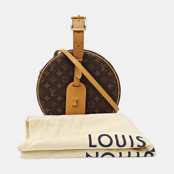 BOITE CHAPEAU PM Monogram Coated Canvas Brown