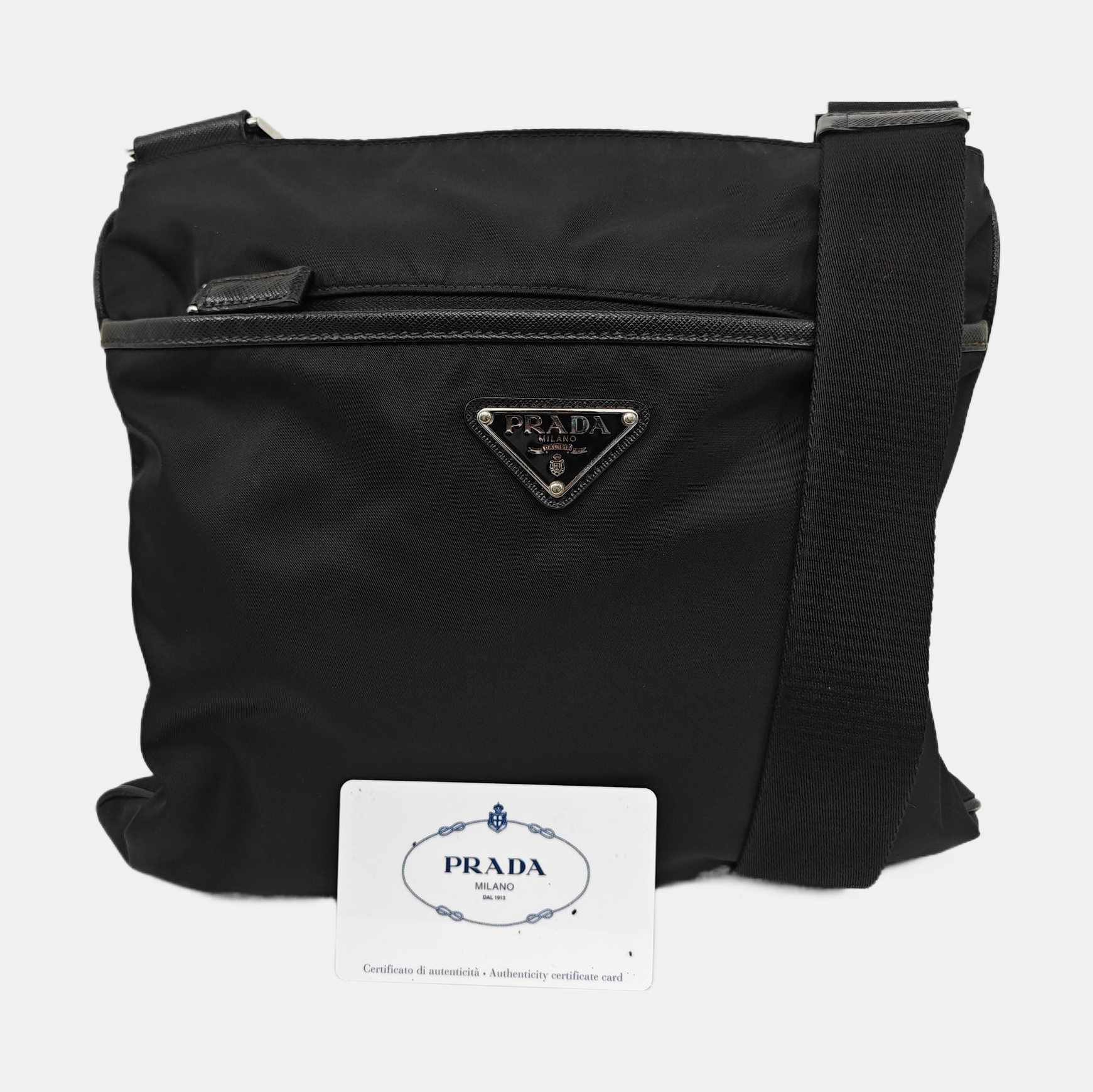 Nylon Crossbody Bag Nylon Black