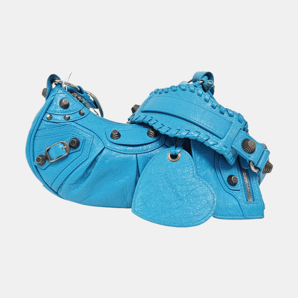 Le Cagole Mini Lambskin Blue
