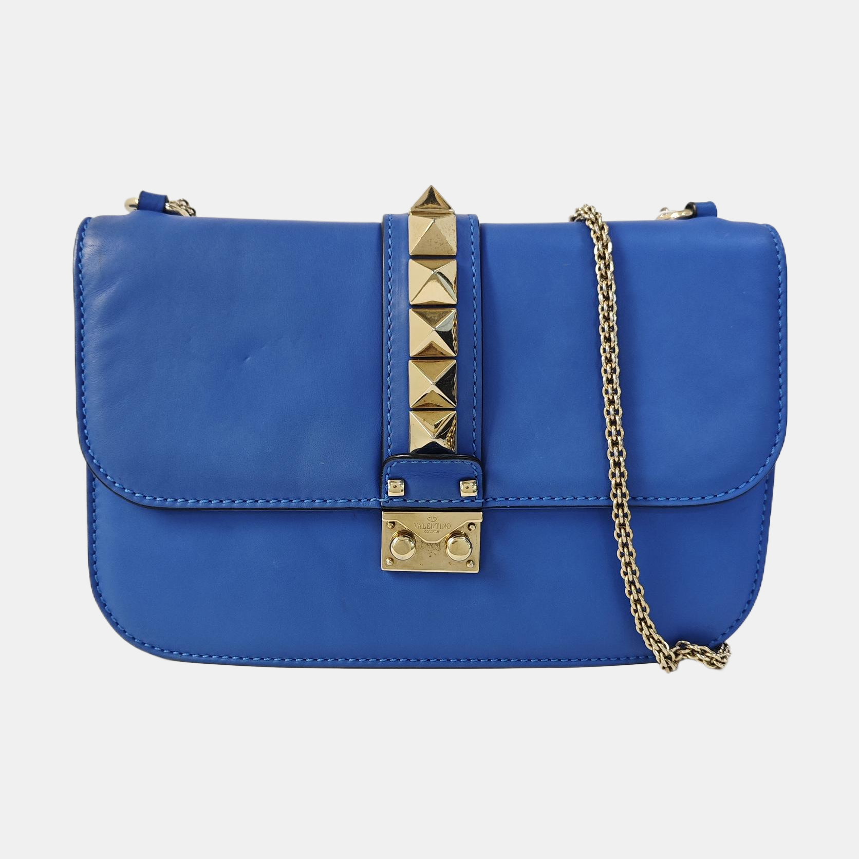 Glam Small Calfskin Blue