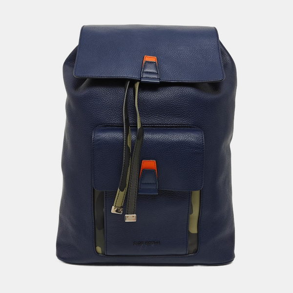 Calfskin Backpack Blue
