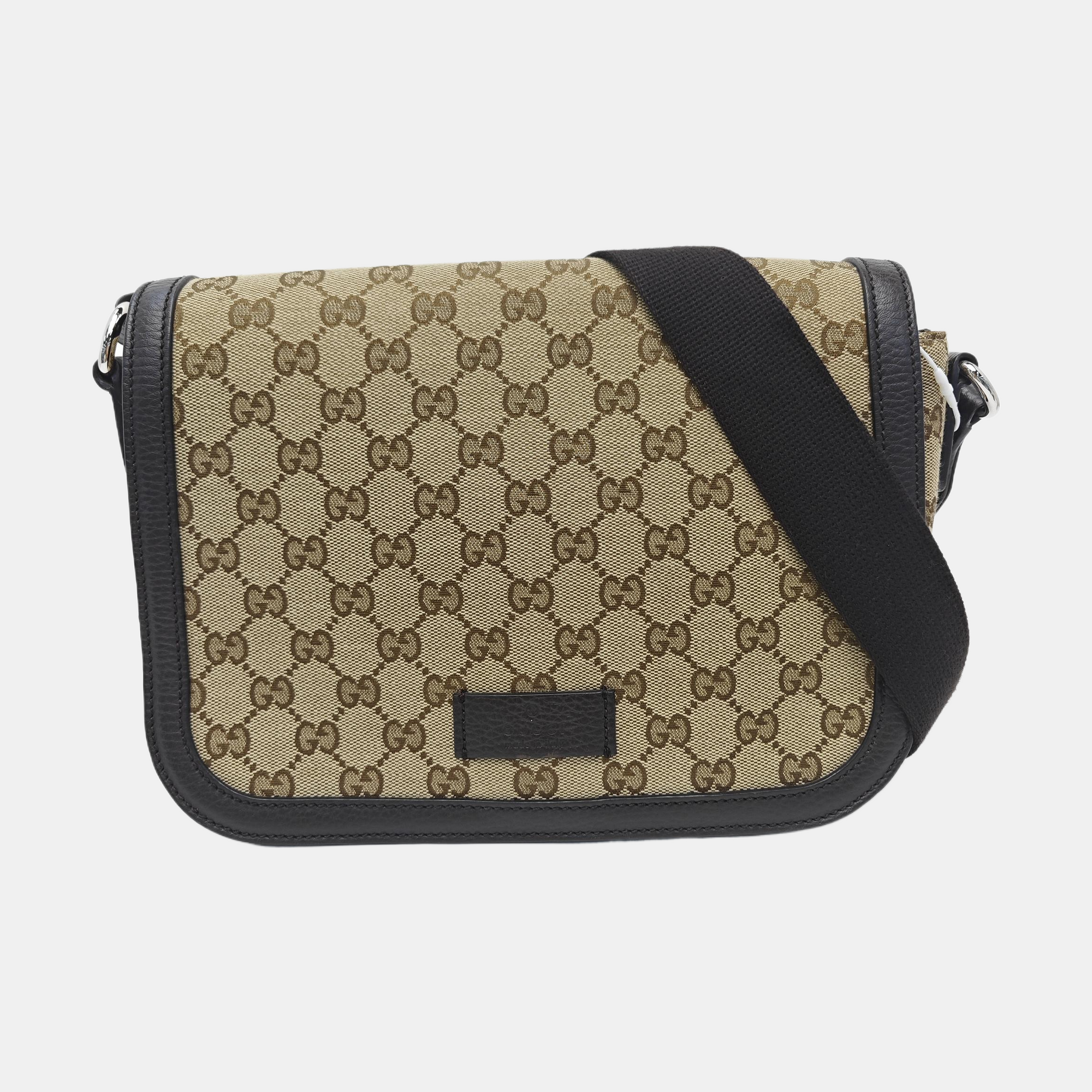Monogram Canvas Shoulder Bag Brown