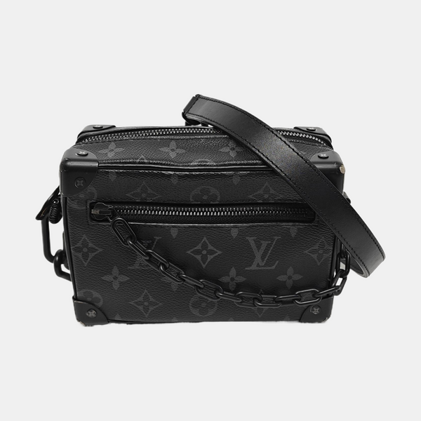 SOFT TRUNK Mini Monogram Coated Canvas Black