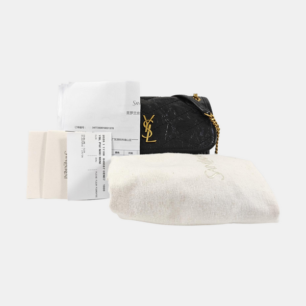NIKI Mini Quilted Calfskin Black