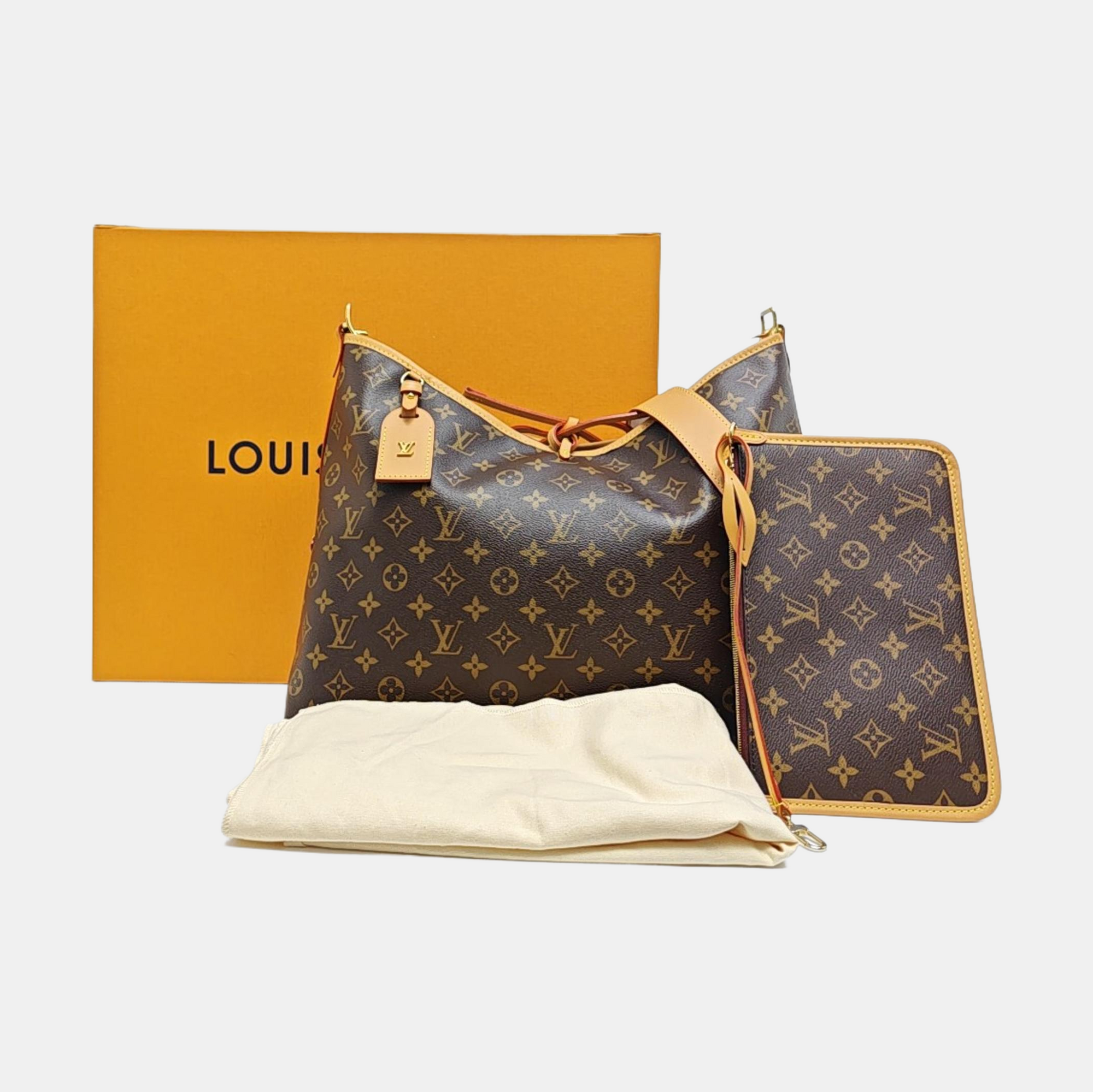 CARRYALL MM Monogram Coated Canvas Brown