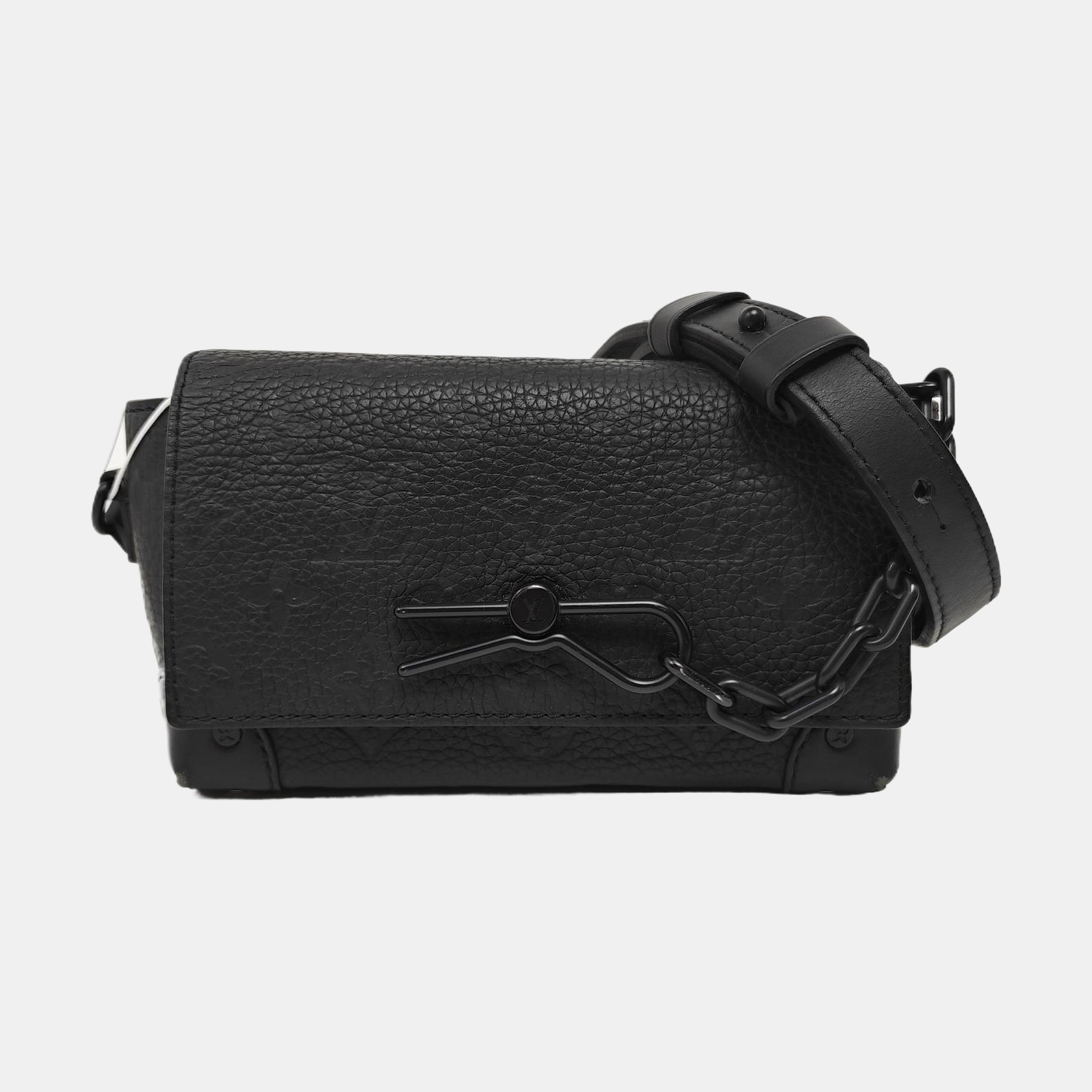 SOFT TRUNK Mini Monogram Calfskin Black