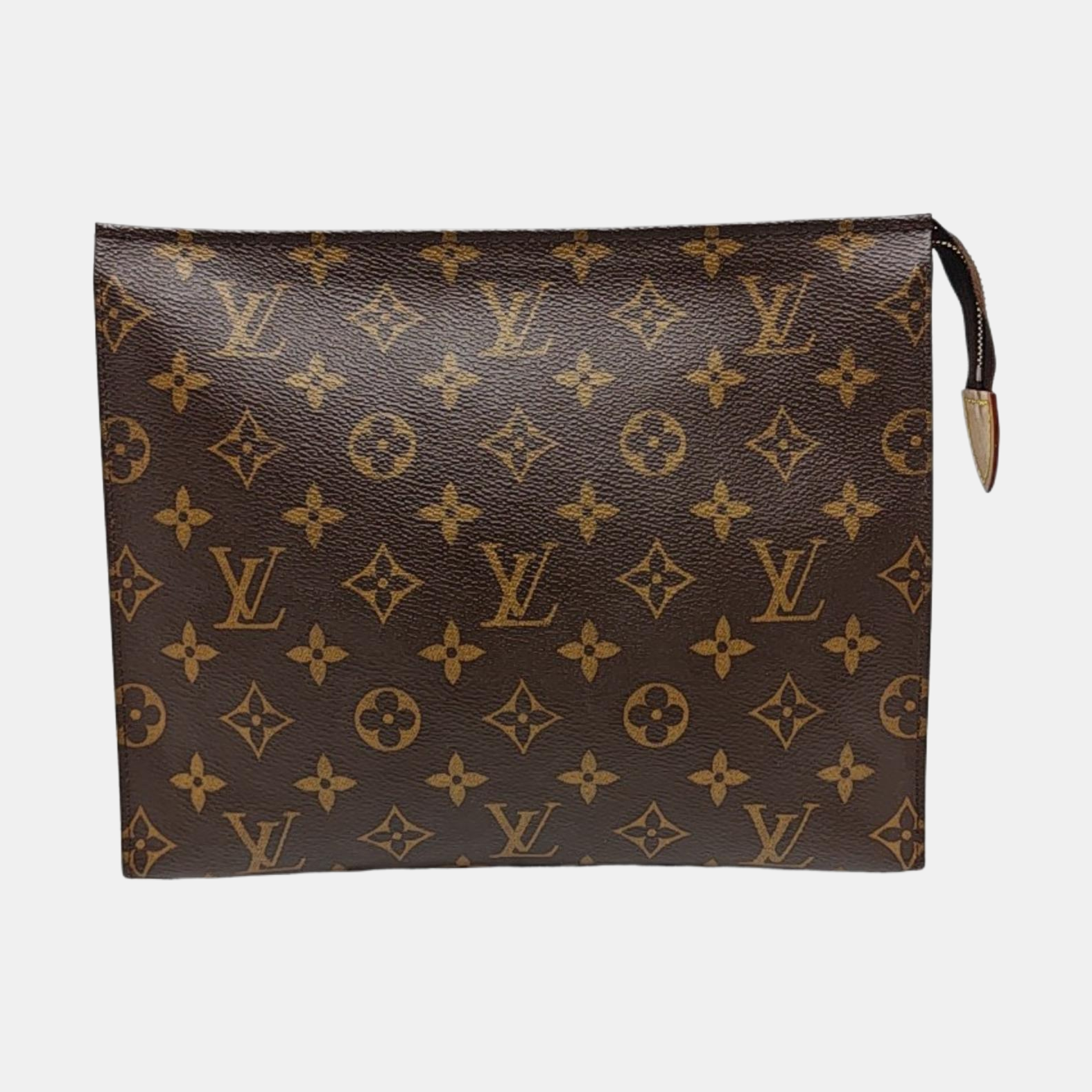 TOILET POCKET 26 Monogram Coated Canvas Brown