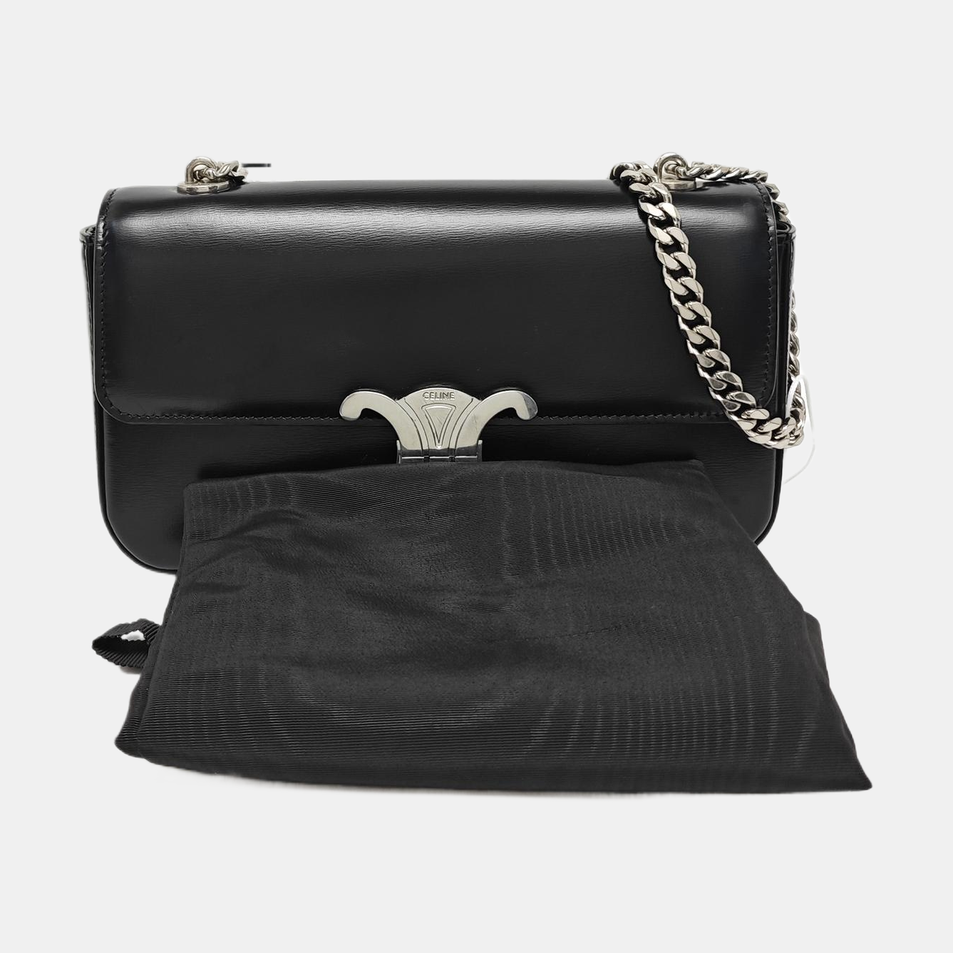 TRIOMPHE Small Calfskin Black