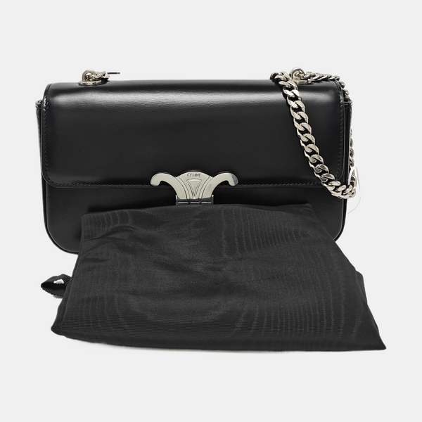 TRIOMPHE Small Calfskin Black